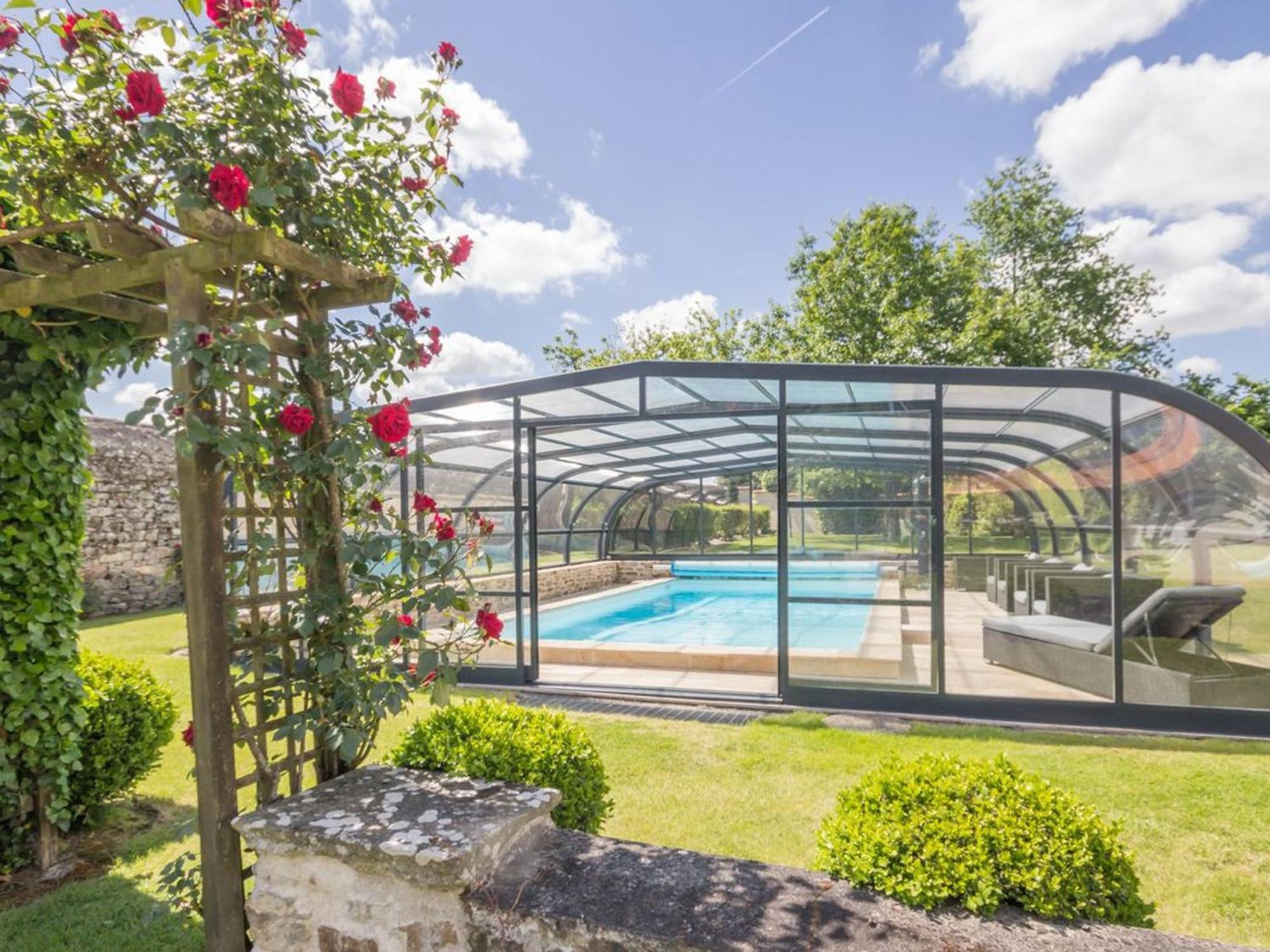 Gite De Charme Avec Piscine Chauffee Et Wifi - 2 Chambres - Fr-1-306-803 Chateauthebaud ภายนอก รูปภาพ